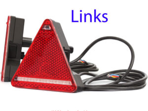 Rückleuchte LED WAS 3-Eck links ohne KzL 12/24V