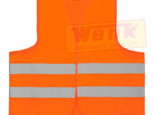 Warnweste orange/silber für Erwachsene