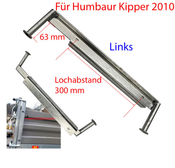 Einfassung links Kipper 2010 HUMBAUR Pendelverschluss