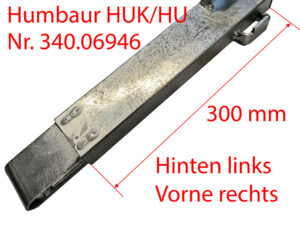 Eckrunge Stahl HL/VR 300mm HUK/HU HUMBAUR