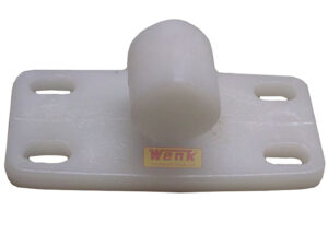 Türfeststeller-Nockenteil Kunststoff weiss