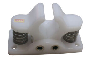 Türfeststeller-Backenteil Kunststoff weiss