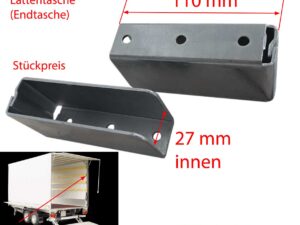 Lattentasche/Endtasche 110x50x26mm