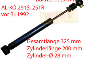 Deichselstossdämpfer ALKO 251S/251R Buchse 37.5 mm