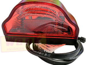 Kennzeichenleuchte REGPOINT rot mit 0.8m DC-Kabel