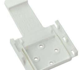 Radkeilhalter weiss Kunststoff