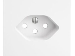 Frontplatte 1xT13 weiss 60x60mm