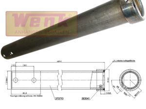 Zugrohr AL-KO 131R D:50 L:460