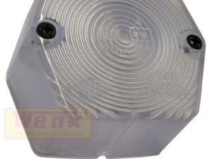 Ersatzglas weiss 6-eckig 72x67mm zu Positionsleuchte