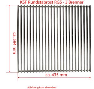 KSF Rundstabrost RGS 3 Brenner 594x435mm