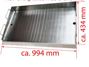 KSF Griddleplatte RGS 5 Brenner 994x434mm
