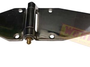 Scharnier Niro 190x65mm Blech:4mm mit Schmiernippel