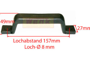 Gummi-Handgriff 157mm Lochabstand