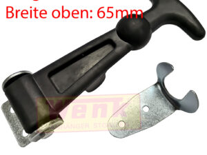 Haubenhalter kpl. Länge 125mm aus Gummi