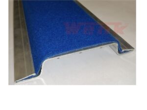 Polsterlatte Alu blau 1m