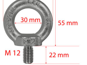 Ringschraube M12 verzinkt