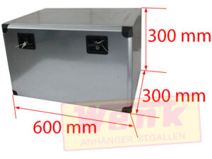 Werkzeugkiste Blech B:600 T:300 H:300