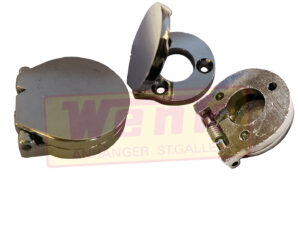 Klappdeckel Messing verchromt D:28mm