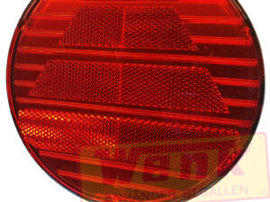 Rückstrahler 3-Eck rund rot schraubbar