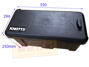 Werkzeugkiste KNOTT kurze Seitenöffnung