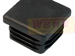 Kunststoffkappe quadratisch 50x50mm schwarz