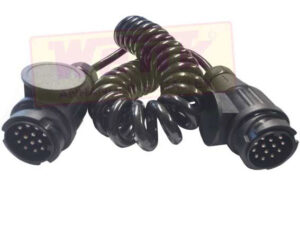 Spiralkabel 3500mm 2x13-pol. PVC-Stecker