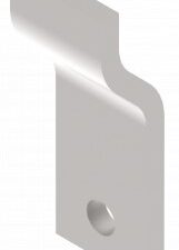 Radstossdämpferhalter KNOTT 20mm gekröpft