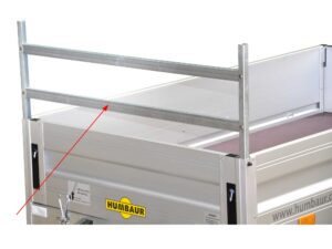 H-Gestell 800mm kpl. 1650mm breit