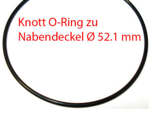 Dichtring/O-Ring KNOTT D:52 x 1.5mm aus Gummi