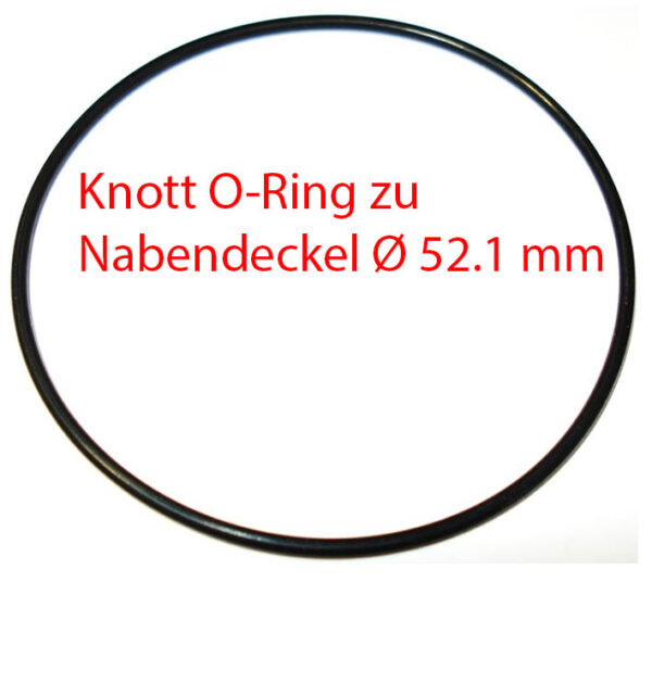 Dichtring/O-Ring KNOTT D:52 x 1.5mm aus Gummi