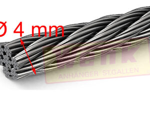 Drahtseil D=4mm DIN: 3055