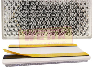 Rückstrahler weiss 105x48mm selbstklebend