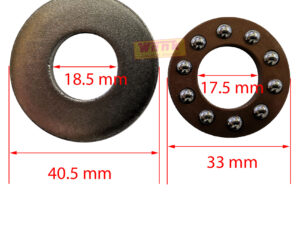 Drucklager für Stützrad D60mm