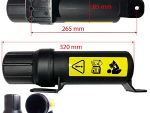 Ausweisrohr/Dokumentenrolle 85x320mm