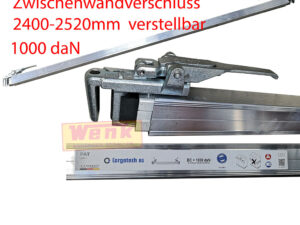 Spannlatte/Zwischenwandverschluss 2400-2520mm verstellbar