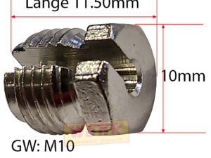 Schlitzschraube M10x1 zu Dichtsatz BARTSCHER