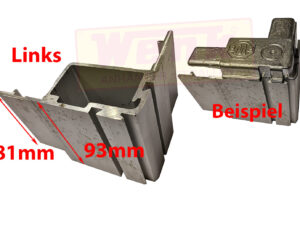 Eckstück links eloxiert zur Brückenrandprofil Nr. 51006?