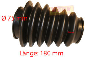 Faltenbalg ALKO Dv:60mm Dh:75mm Gl:180mm