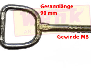 Verschlusslaufe M8 zu WN-Verschluss
