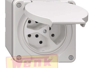 AP-NAP-Steckdose 3xT13 IP21 weiss 1-phasig