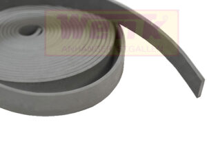 Blachenband 25x2mm grau synt. Kautschuk