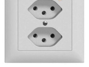 Steckdose UP 2xT13 10A weiss FELLER EDIZIO