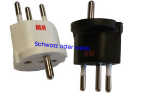 Fixadapter DE-CH 3 polig