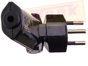 Dreh-Winkelstecker 130/180 Grad schwarz