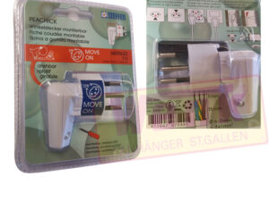 Dreh-Winkelstecker 90 Grad T13 weiss 250V AC