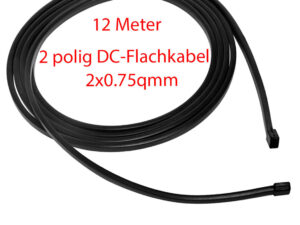 Flachkabel 12-Meter 2x0.75qmm DC