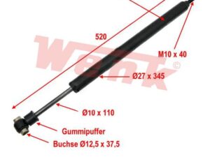 Deichselstossdämpfer ALKO 200V ohne Büchse