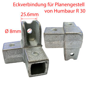 Eckverbinder/Guss-Ecke R30 HUMBAUR für Planengestell