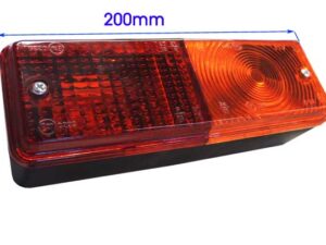 Rückleuchte 2-Kammer BBS 200x70x62mm