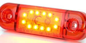 Positionsleuchte LED rot WAS-W97.3 12V-24V